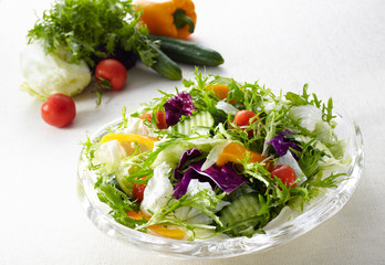 Delicious Chinese cuisine, vegetable salad