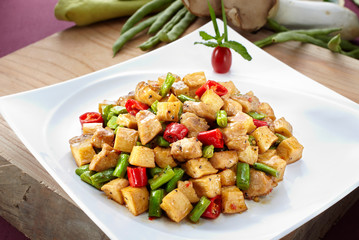 Delicious Chinese cuisine, Fried meat