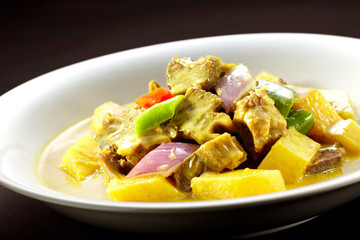 Delicious Chinese cuisine, Curry beef