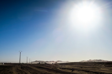 road to nowhere, photo as background