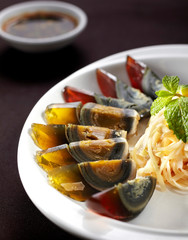 Delicious Chinese cuisine, Cold preserved egg