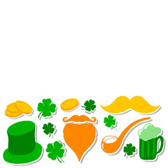 St. Patrick's Day set. Design