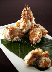 Delicious Chinese food, fried pig's feet

