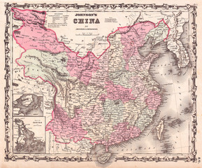 1861, Johnson Map of China