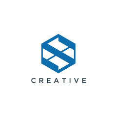 Fototapeta premium Letter S logo icon design template elements