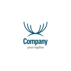 Deer Logo vector template