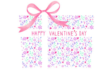 プレゼント　バレンタイン　文字あり