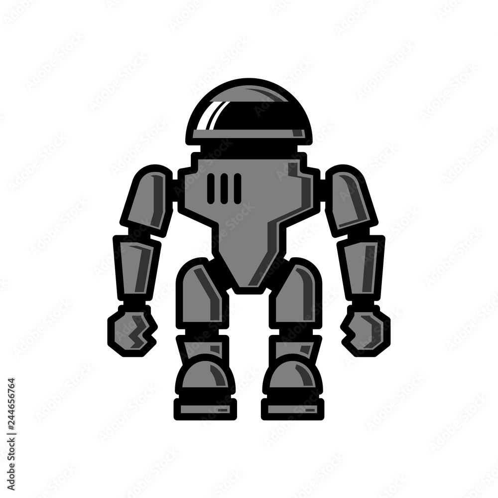 Poster bot icon on white background for graphic and web design, modern simple vector sign. internet concept