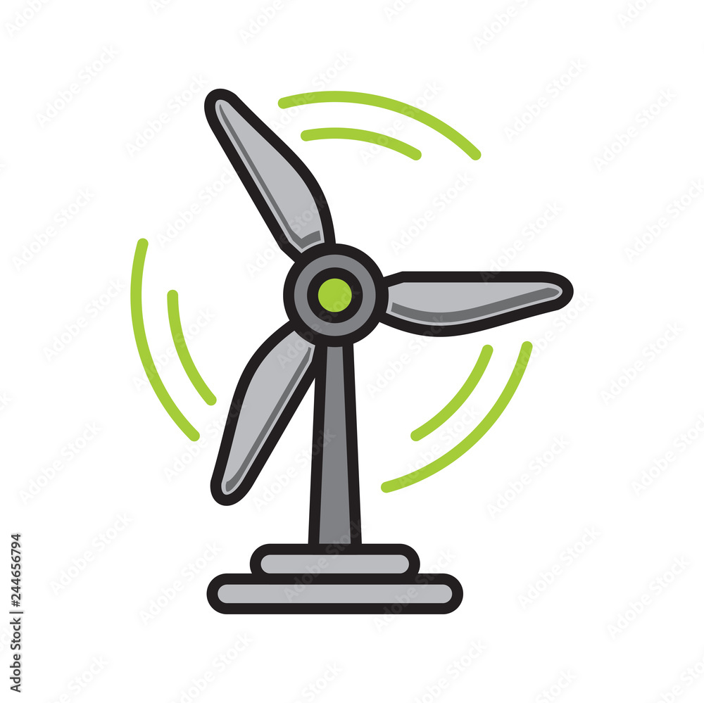 Poster eco energy icon on white background for graphic and web design, modern simple vector sign. internet 