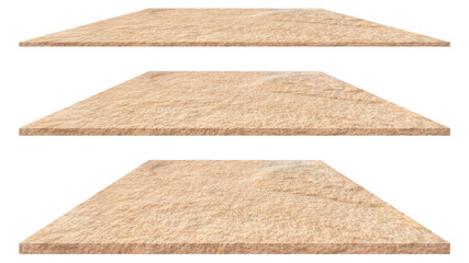 Stone texture isolated on white background for interior exterior decoration and industrial construction design.