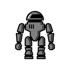 Bot icon on white background for graphic and web design, Modern simple vector sign. Internet concept. Trendy symbol for website design web button or mobile app