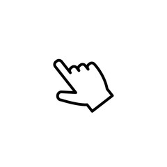 Human's hand click icon