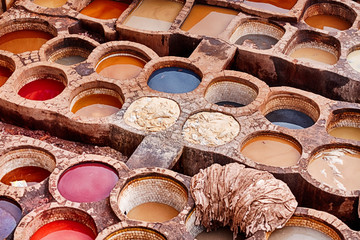 Leather Tannery Of Fes