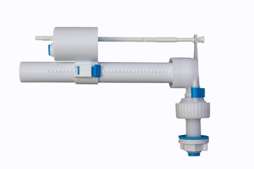 Float for toilet isolated,Valve filling side for toilet on white background