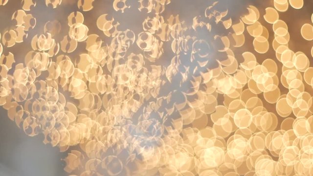 Crystal strass lamp over warm light background luxury interior design