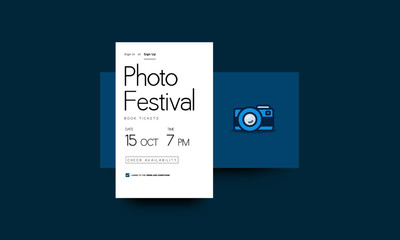 Photography Event Festival App Interface Design