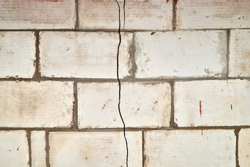 Yellow brick wall for texture or background