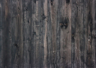 aged dark wood panels wall background for vintage design texture.