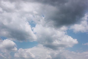 Sky background with clouds