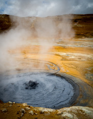Obraz na płótnie Canvas Geothermal landcape in Iceland