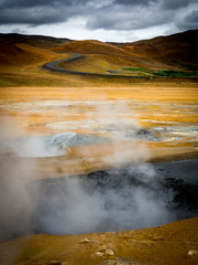 Geothermal landcape in Iceland