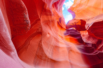 Antelope Canyon is a slot canyon in the American Southwest.