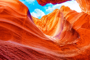 Antelope Canyon is a slot canyon in the American Southwest.