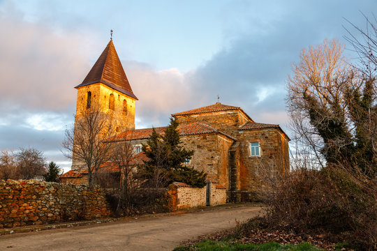 Iglesia de San Cipriano, Priaranza de la Valduerna, Le&oacute;n, Espa&ntilde;a.