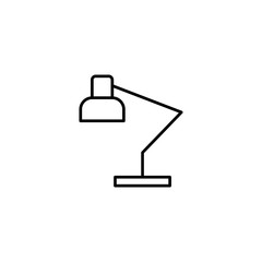 table lamp icon vector
