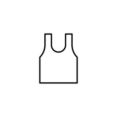 tank top icon vector