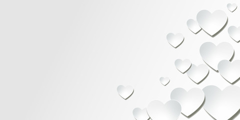 バレンタイン　ハート　冬　背景 