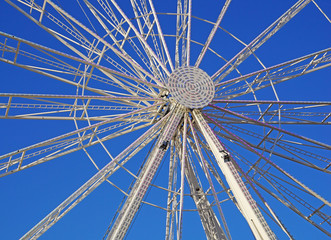 Obraz premium Part of a large ferris wheel