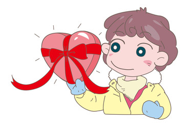 バレンタインの女の子