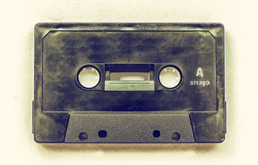 Obraz premium Cintas de cassette antiguo para radio cassette