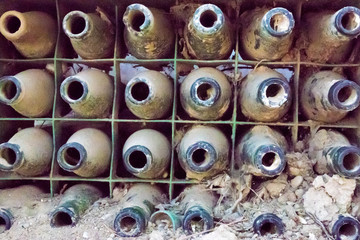 Fototapeta premium Empty Beer Bottles