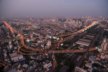 Fototapeta premium THAILAND BANGKOK CITY SKYLINE ROAD