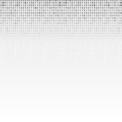Falling binary code background. Digital technology wallpaper. Vector graphic illustration. - 244671732