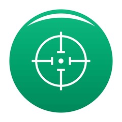 Radiodetector icon. Simple illustration of radiodetector vector icon for any design green