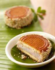 Delicious Chinese desserts, Taro pastry



