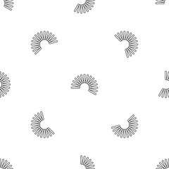 Flexible wire coil pattern seamless vector repeat geometric for any web design