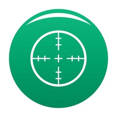 Radiolocating icon. Simple illustration of radiolocating vector icon for any design green