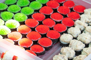 Fish ball with close up view.