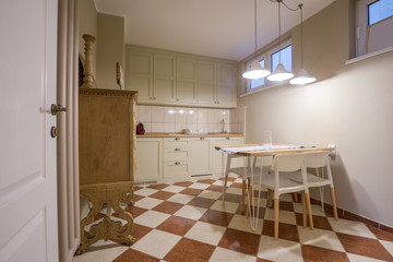 Fototapeta na wymiar Apartment interior,kitchen
