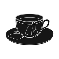 Isolated object of drink and bar icon. Set of drink and party stock vector illustration.