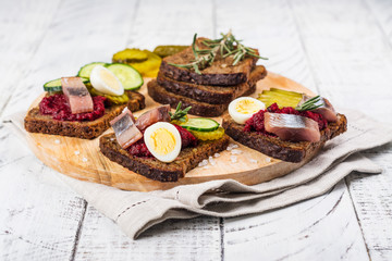 Dutch sandwich smorrebrod