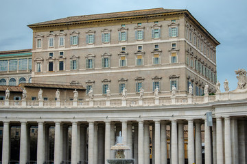 Left Wing of St. Peter's Square, Vatican City, Italy