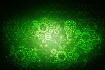 
bulb future technology, innovation background, creative idea concept 