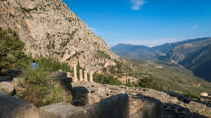 Fototapeta na wymiar Apollo, Delphi, Greece