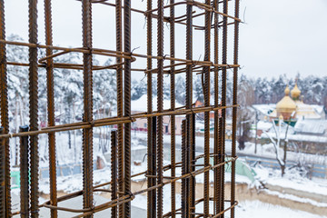 monolithic housing construction site