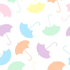 pattern with multicolors umbrella